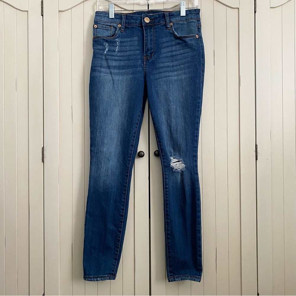 STS Blue Ellie High Rise Jeans Distressed Whiskering Blue Size 27